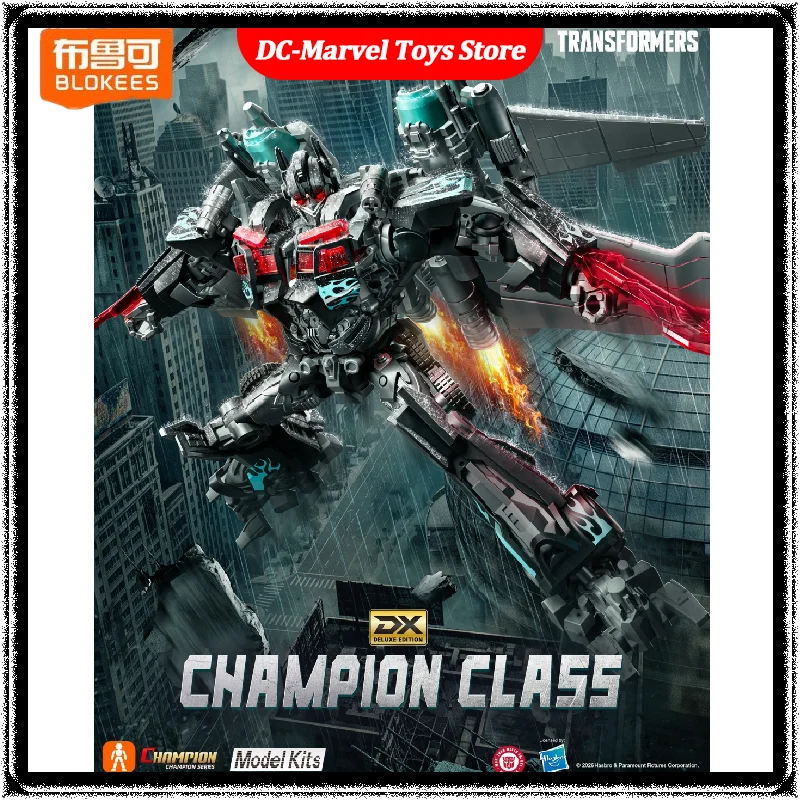 In Stock New Blokees Champion Class Jetwing Optimus Prime Black Ver. Anime Action Figure Movable Model Toys