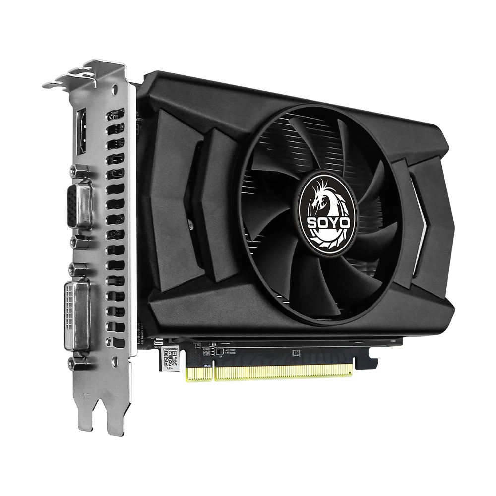 SOYO AMD 라데온 R7 350 4GB 그래픽 내구성 카드-128비트 GDDR5 메모리 28nm HDMI VGA DVI PCIe3.0 x16 다중 디스플레이 비디오 게임용