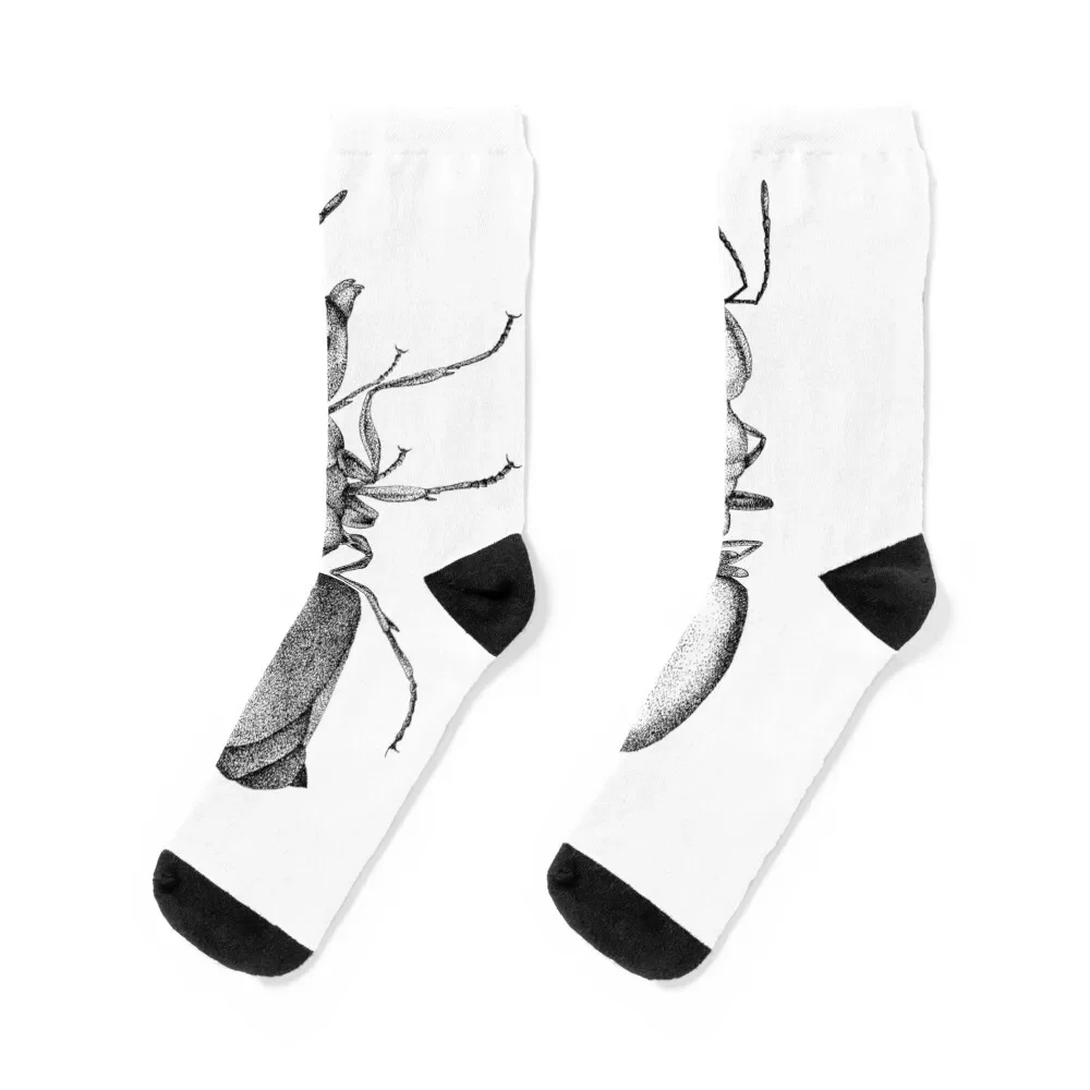 Realistic ant in black and white Socks Climbing summer Men's Socks Luxury Women's