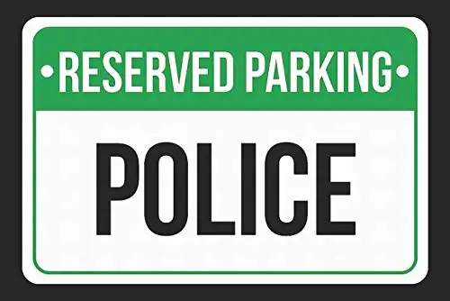 Reserved Parking Metal Wall Poster Tin Sign Vintage BBQ Restaurant Dinner Room Cafe Shop Decor