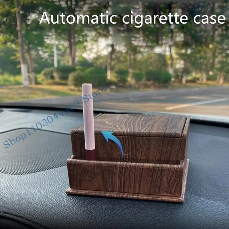 

A3PA Cigarette Box Automatic Bounce Sigarette для Case Desktop Cigarette Box Cygarette для коробки для корпуса для 20 сигарет