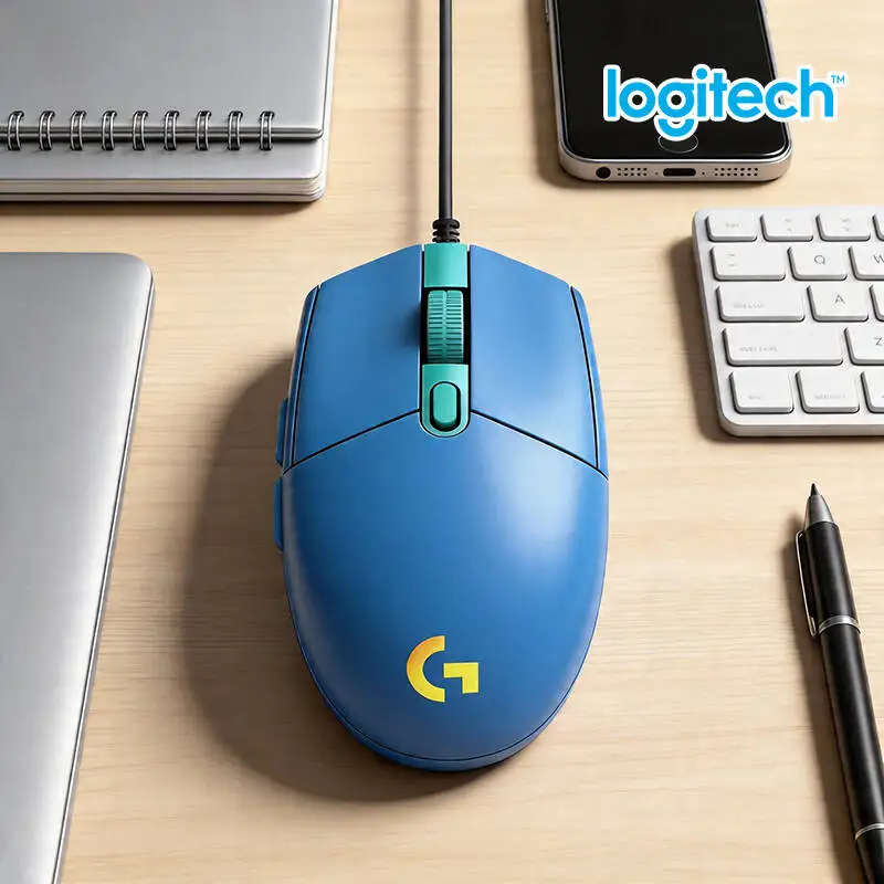 

Игровая мышь Logitech G102 Prodigy, частота опроса 1000 Гц, 20 млн нажатий, RGB-подсветка для ПК-геймеров
