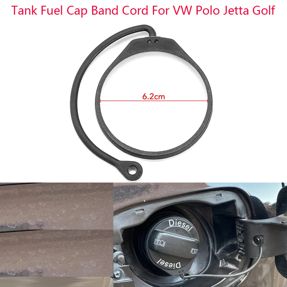 Car Stickers Tank Fuel Cap Band Cord For VW Polo Jetta Golf MK4 MK6 Audi A4 A6 Q5 A3 A8 Q7 C6 A2 A5 For Skoda Car Accessories