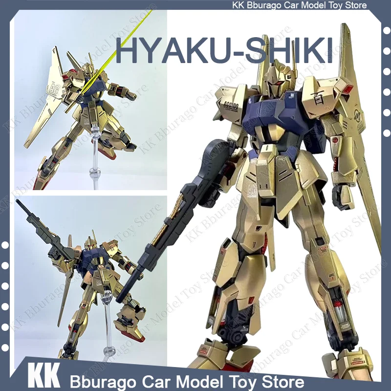 

NEW WMH HG 1/144 MSN-00100 HYAKU-SHIKI Assembly Action Figure Collection Anime Plastic Model Toys Gifts Custom Birthday Gift