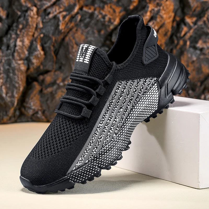 Zapatos deportivos para hombre, novedad de verano, transpirables, cómodos, de malla, para entrenamiento físico, zapatos deportivos de moda urbana, zapatos para correr en la carretera
