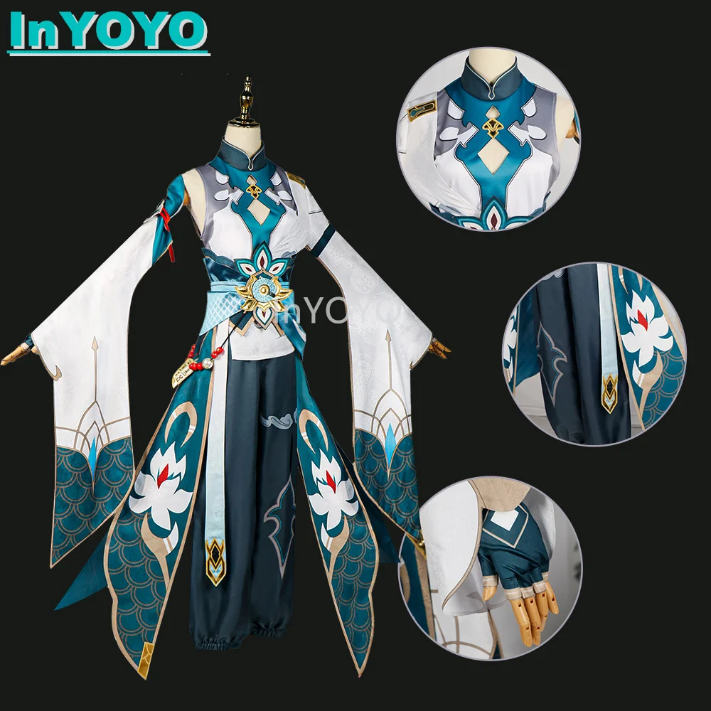 InYOYO Dan Heng Cosplay Honkai: Star Rail Ancient Style Game Suit Danheng YinYueJun Costume Halloween Party Outfit XS-3XL New 20