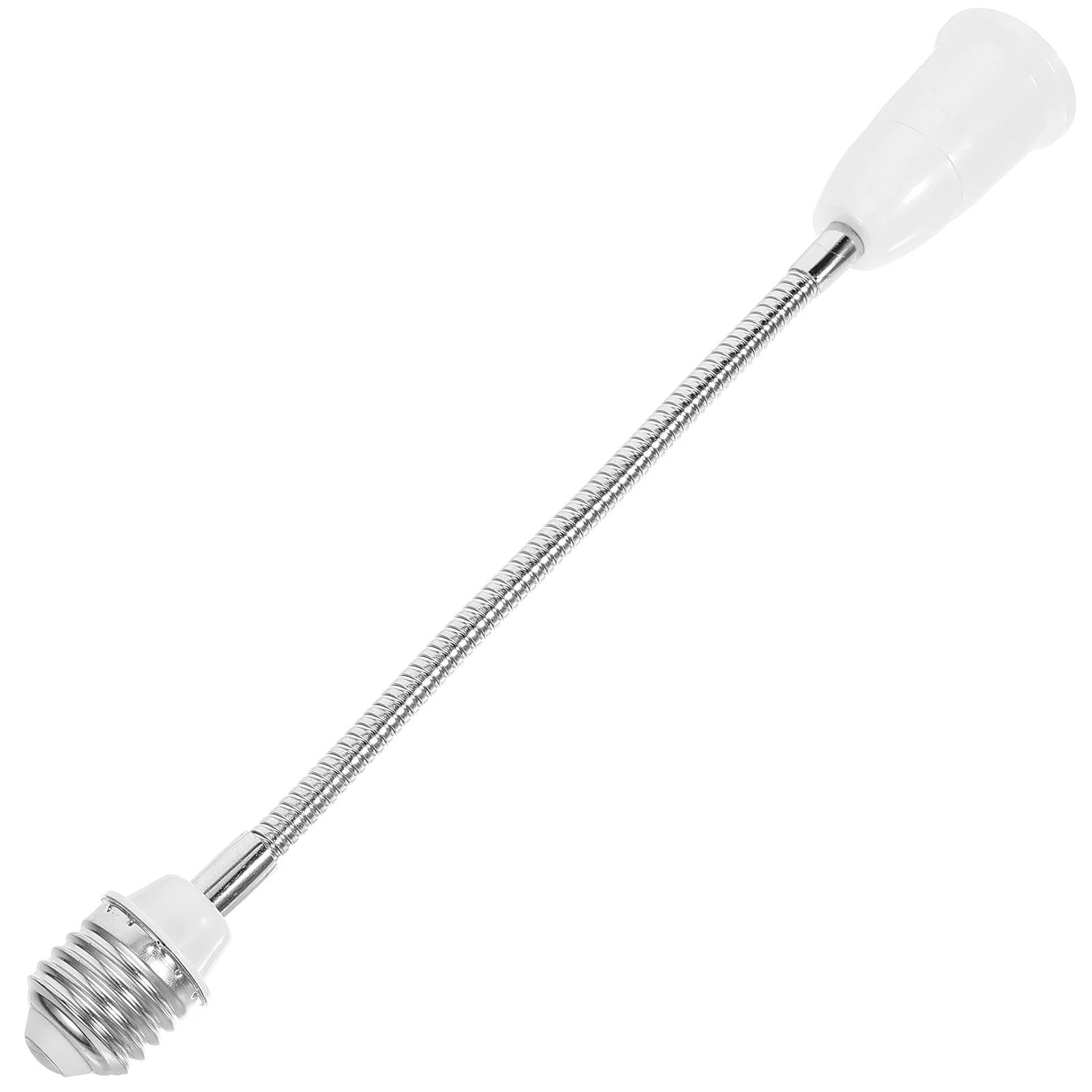 E27 to E27 Bulb Socket Extender 18cm Long Flexible Arm for LED Light Bulb Base Adapter Lamp Socket Replacement