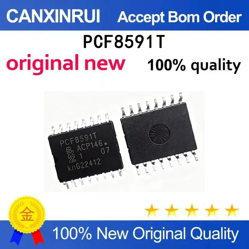 （5-100 pieces）Brand new original PCF8591T PCF8591 8-bit analog-to-digital/digital to analog converter SOP-16 patch 16 pin
