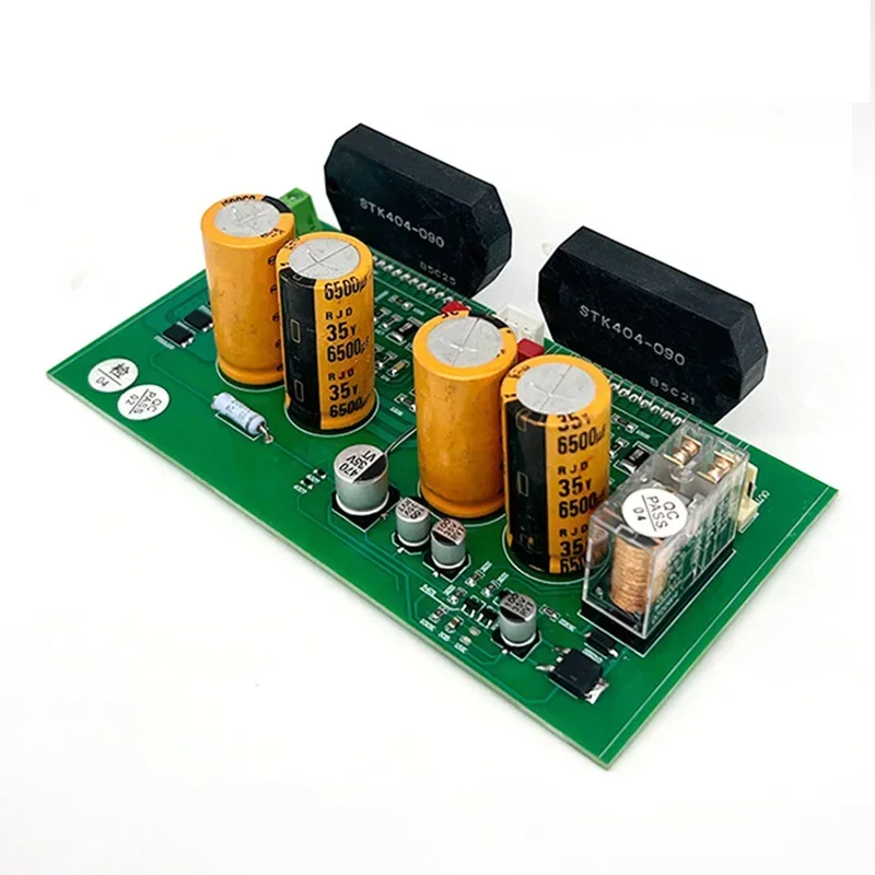 50w*2 STK404-090 2-channel Stereo Amplifier Board High Power Sound Warm AC Dual 22-35v HIFI  Audio Amplifier Board