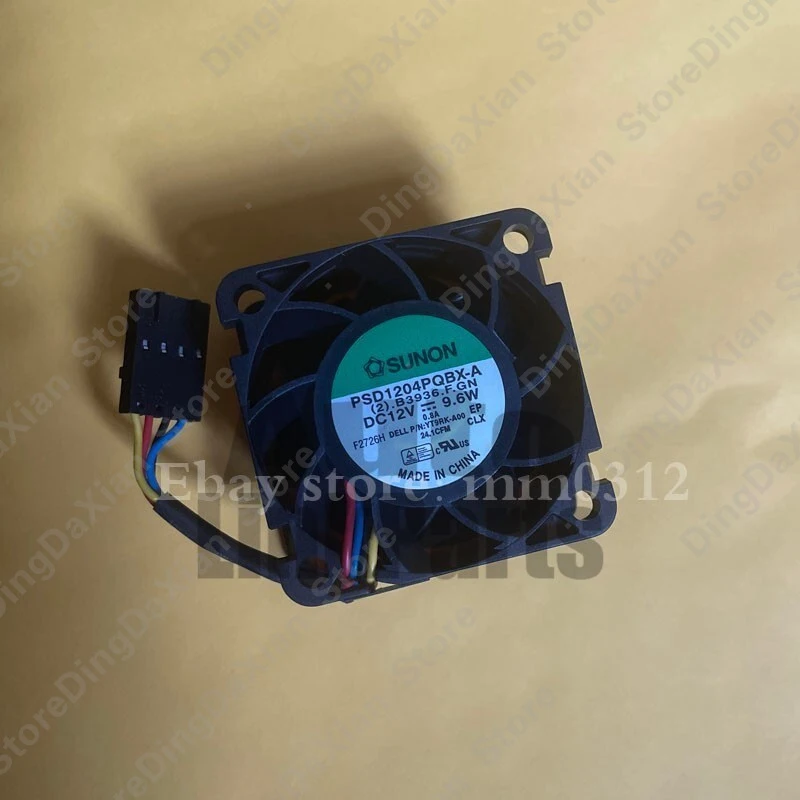 d 1PCS For SUNON PSD1204PQBX-A | DC12V 9.6W 0.80A | 4CM | 4-Pin Server Fan