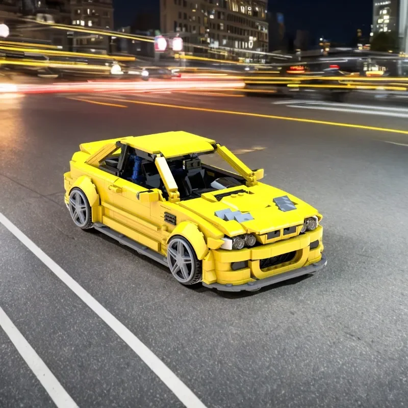 

1244PCS DIY Educational Building Toy BMWRsew E46 M3 GTR Racer MOC Creative Blocks Children Christmas Birthday Gift Blocks