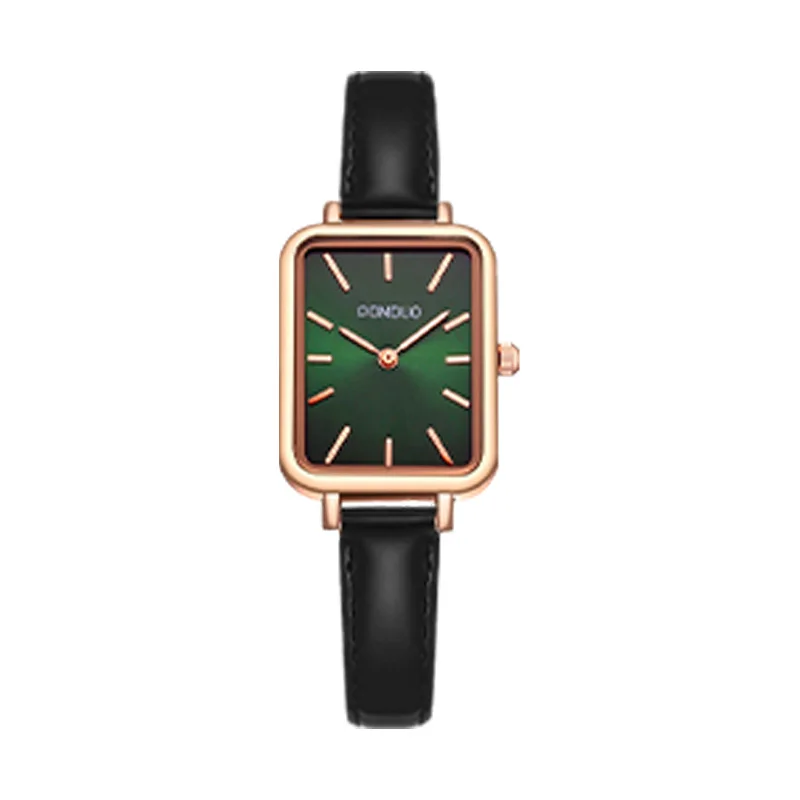 RollaLolaSmall Green Watch Rose Watch Minority Simple Retro Women's Valentine's Day Watch Source Factory