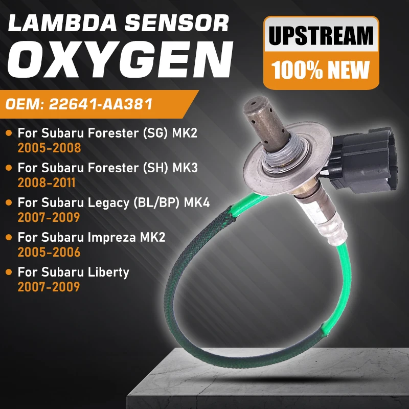 Автомобильный лямбда-зонд для Subaru Forester SH SG 2005-2011, датчик кислорода O2 Subaru Legacy Liberty 2007-2009 Subaru Impreza 2005-2006