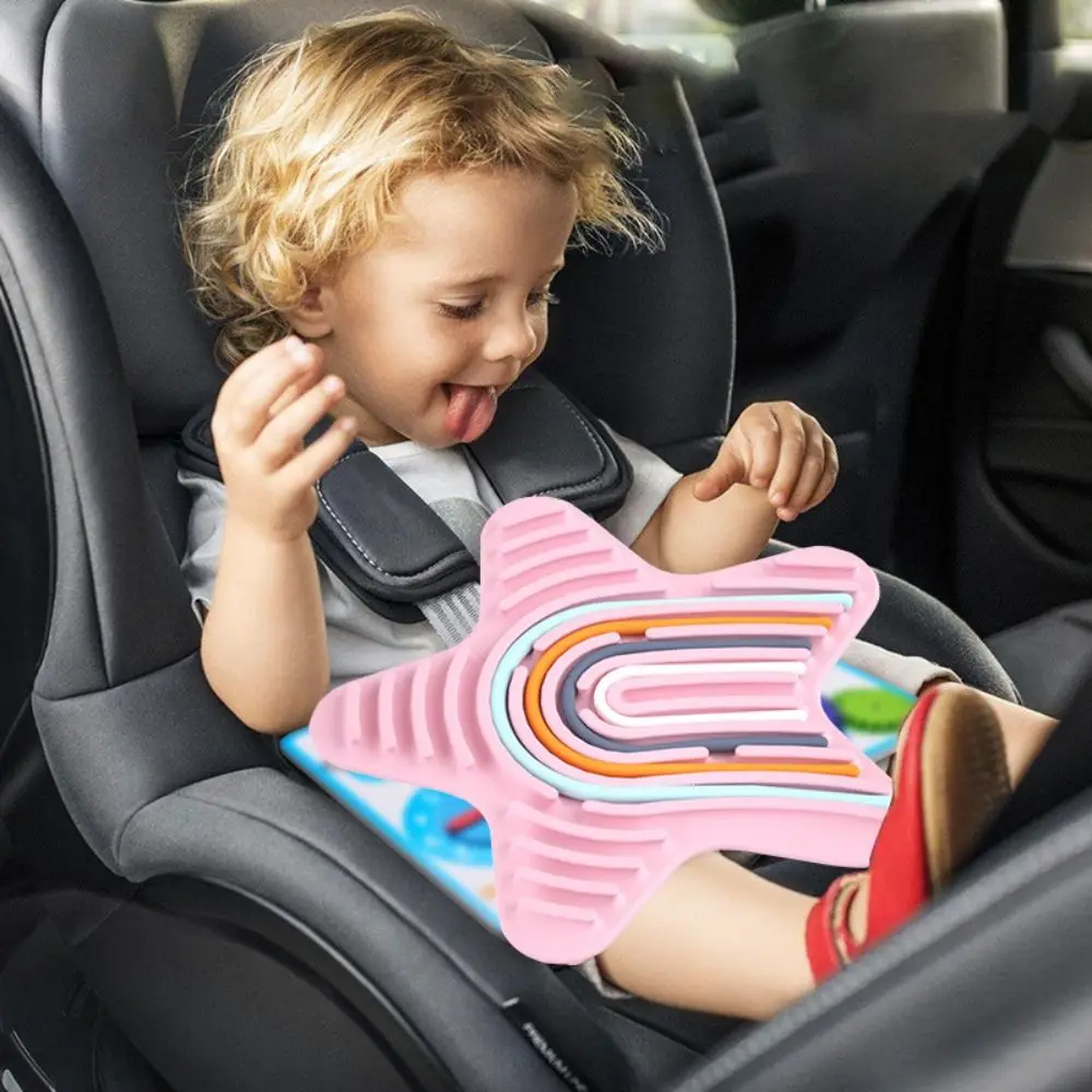 Planche sensorielle en Silicone créative, cadeau apaisant, réduit l'anxiété, jouets de décompression comprenant 11 cordes, jouet relaxant et apaisant pour adultes