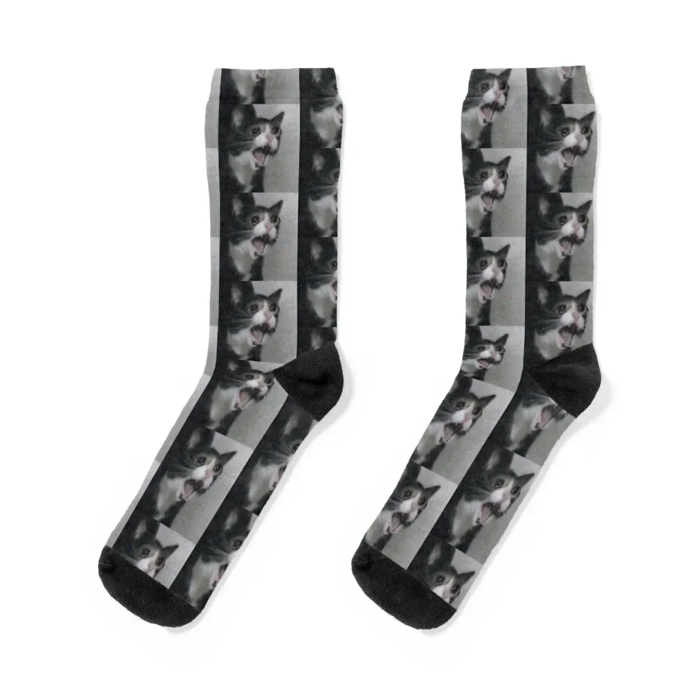 

Crying Cat Meme Socks luxury aesthetic Socks Ladies Men's