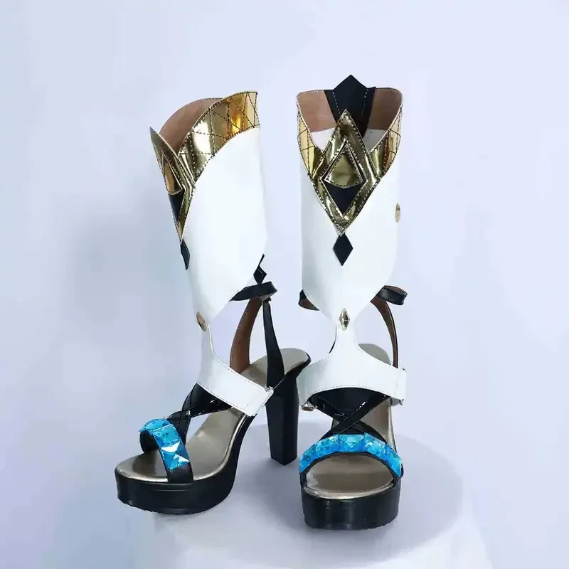 FC6 Impact Game Pyro Archon Mavuika Kinich أحذية كوسبلاي Arlecchino Peruere أحذية مصنوعة حسب الطلب @ FC8! #5