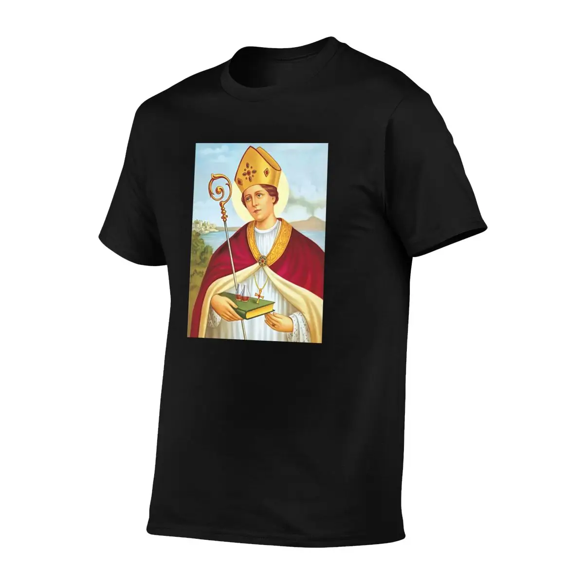 San Gennaro Patrono Napoli Miracolo Sangue Januarius 2 T-shirt Tee Shirt Casual Comfortable