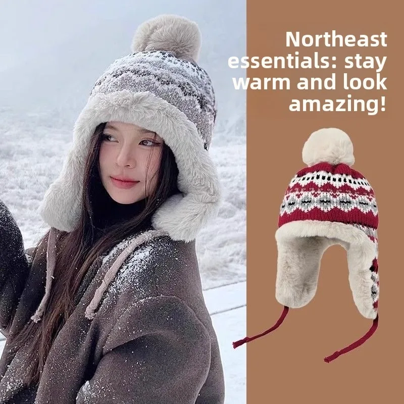 chapeu-de-pelucia-jacquard-de-estilo-etnico-para-mulher-ideal-para-o-outono-e-inverno-quente-estilo-lei-feng-para-atividades-ao-ar-livre-viagens-e-esqui-com-protecao-para-as-orelhas-chapeu-de-la