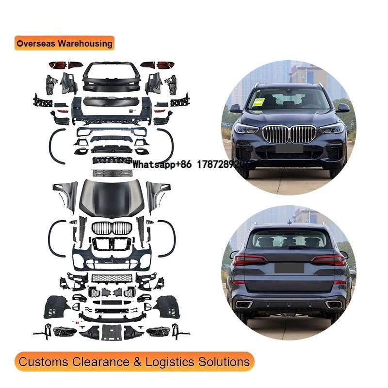 X5 E70 New Body Kit for 2008-2022 for X5 G05 MT Front/Rear Bumper Grille Side Skirts UV Resistant 2 Year Warranty