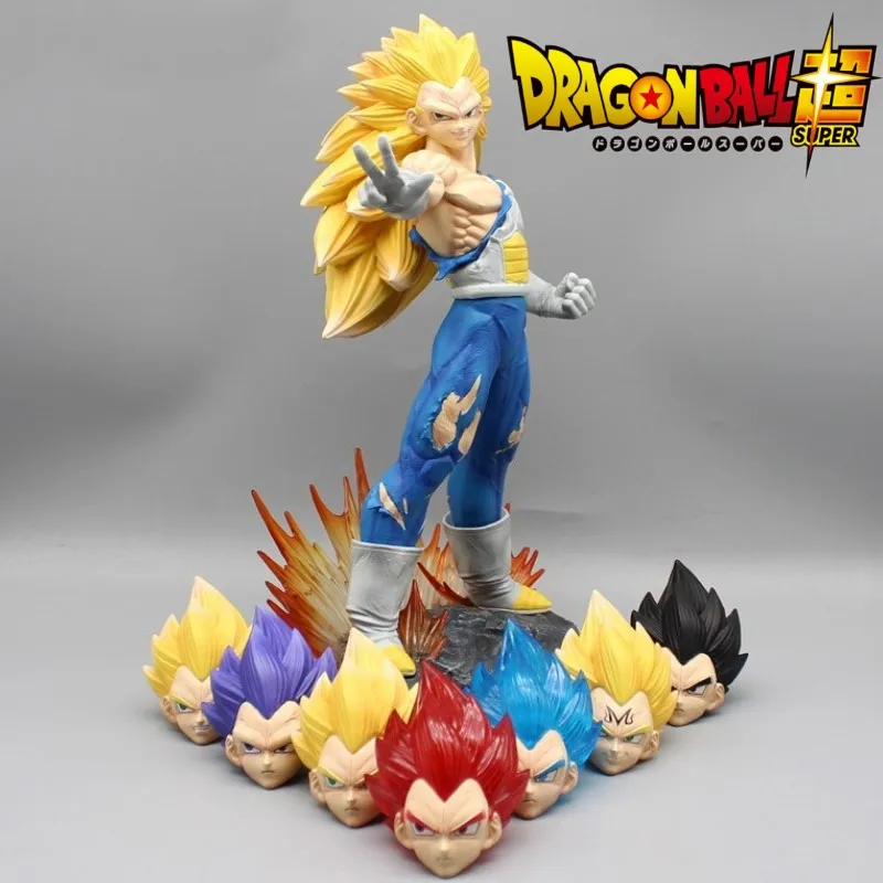 

Genuine Dragon Ball Gk 8 Headed Vegeta Super Three Pink Demonize God Of Destruction Preliminaries Collector Figure Model Decor