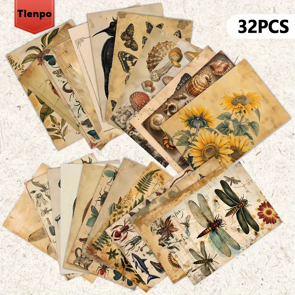 32-postais-com-tema-de-flores-e-plantas-colecao-vintage-cartoes-de-decoracao-para-quarto-presentes-para-amigos-e-familiares