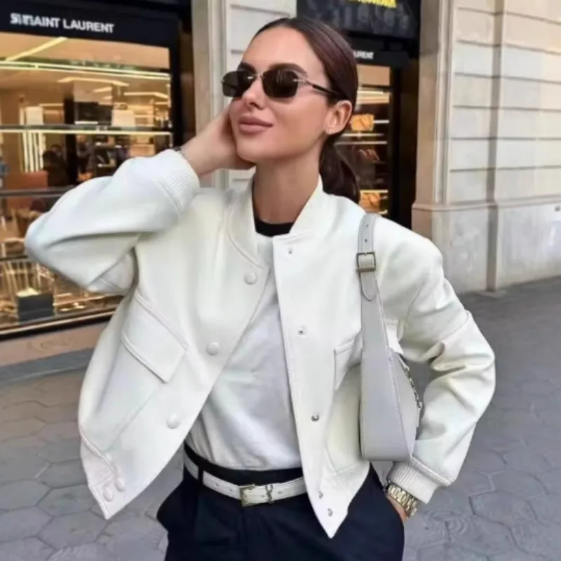 YLT Women 2026 Autumn New Hot Selling Large Pocket Bomber Jacket Commute Casual Trendy Chic Outerwear Daily Best Seller Top Hit