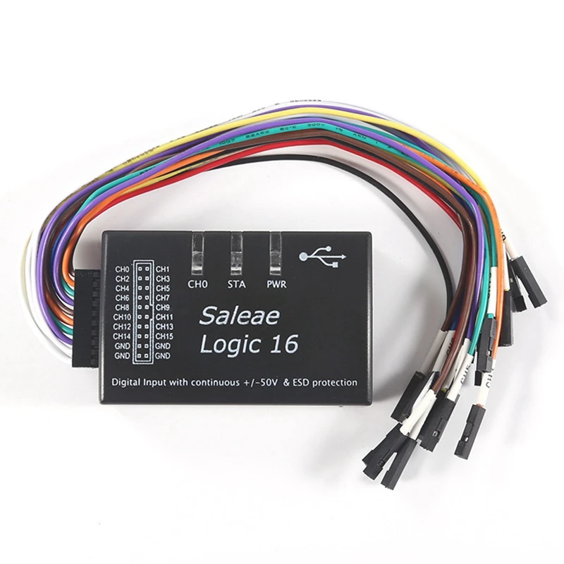 Saleae Logic USB Logic Analyzer Multi System dla oficjalnej wersji Szybkość próbki 100M 16-kanałowe instrumenty