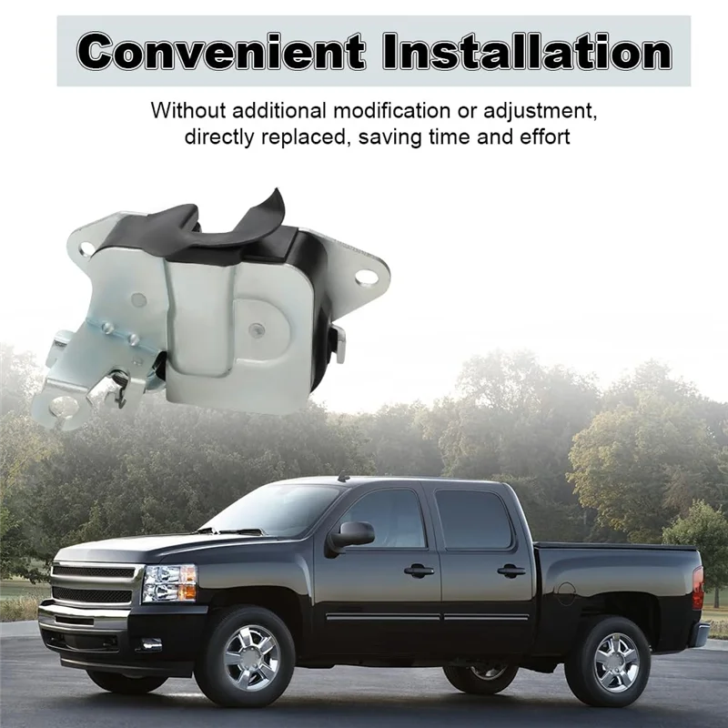 

Rear Extended Cab Door Latch Lower Lock For Chevy Silverado GMC Sierra 2007-2013, Replaces 15919913 25838750 20995801