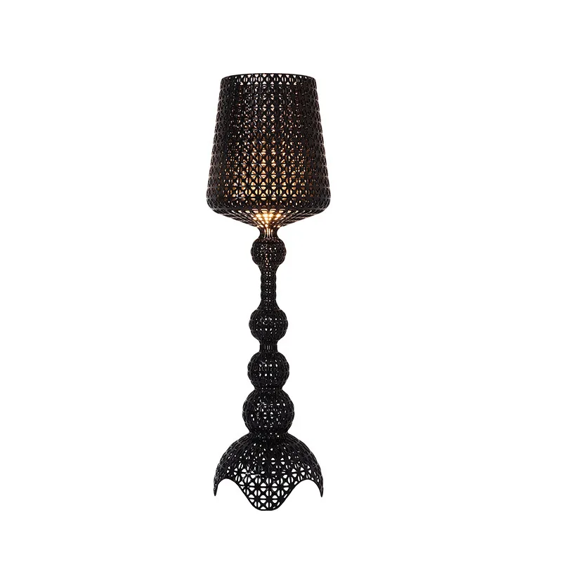 

Modern hollow floor Italian desk lamp living room designer Internet celebrity sofa edge corner wine glass standing lamp
