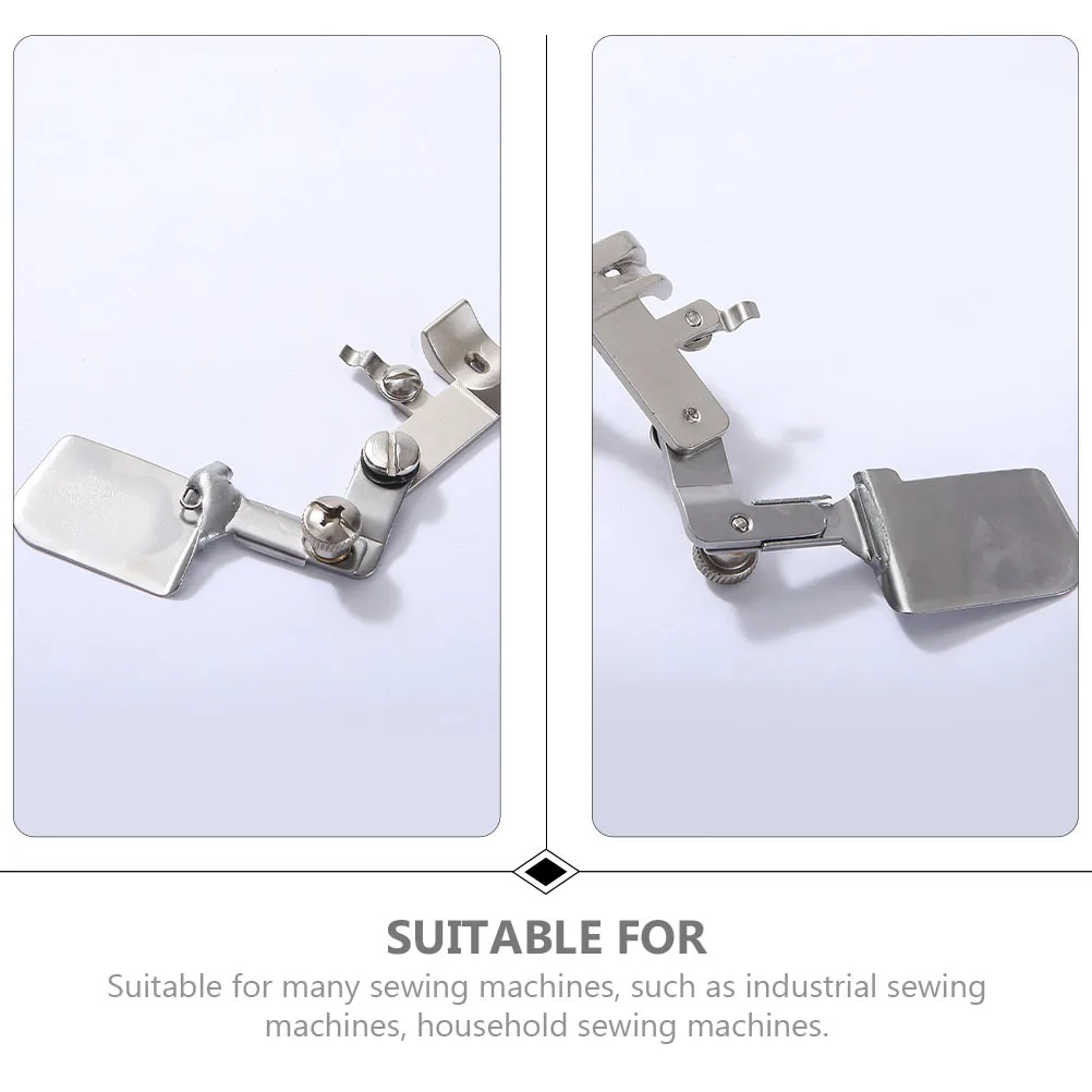 Säumen Nähfuß Edelstahl Nähmaschine Binder für leichte Stoff Diy Kleidung Reparatur bogenförmige Verpackungsvorrichtung
