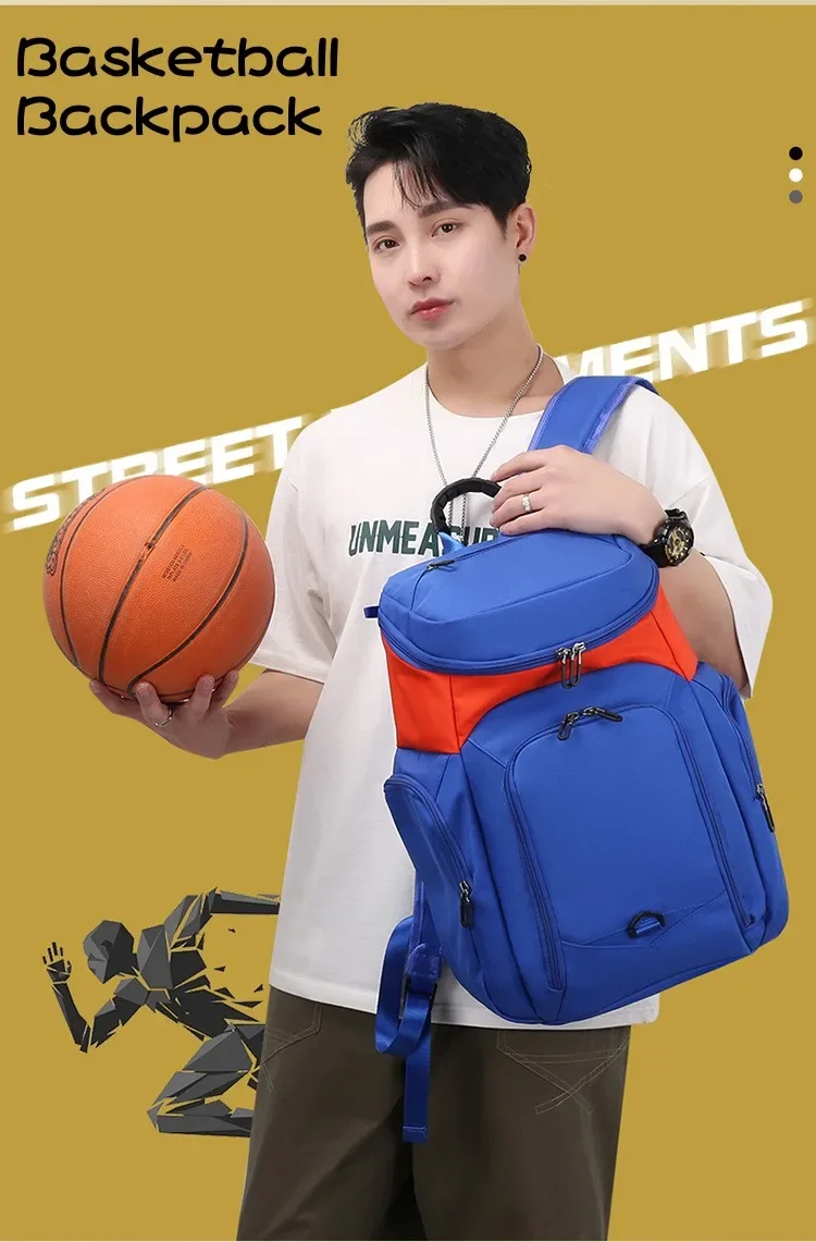 Large Capacity Basketball Backpack Outdoor Multifunctional Training Bag Durable Sports Basketball Soccer Storage Shoulder Bag 가방