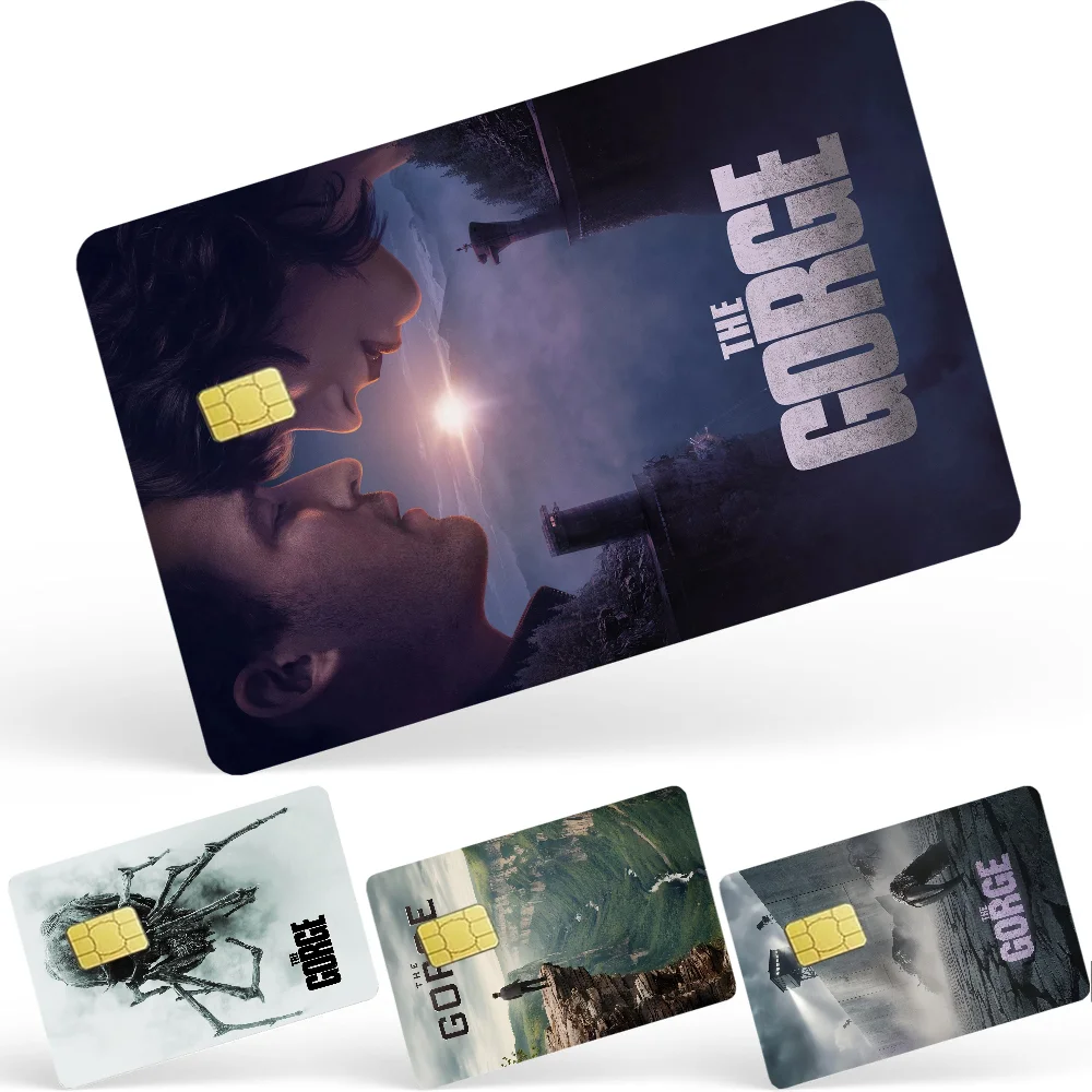 

THE G-GORGE Stickers Anime Matte Front Skin Film Sticker Cover For Small Chip Credit Card Debit Card