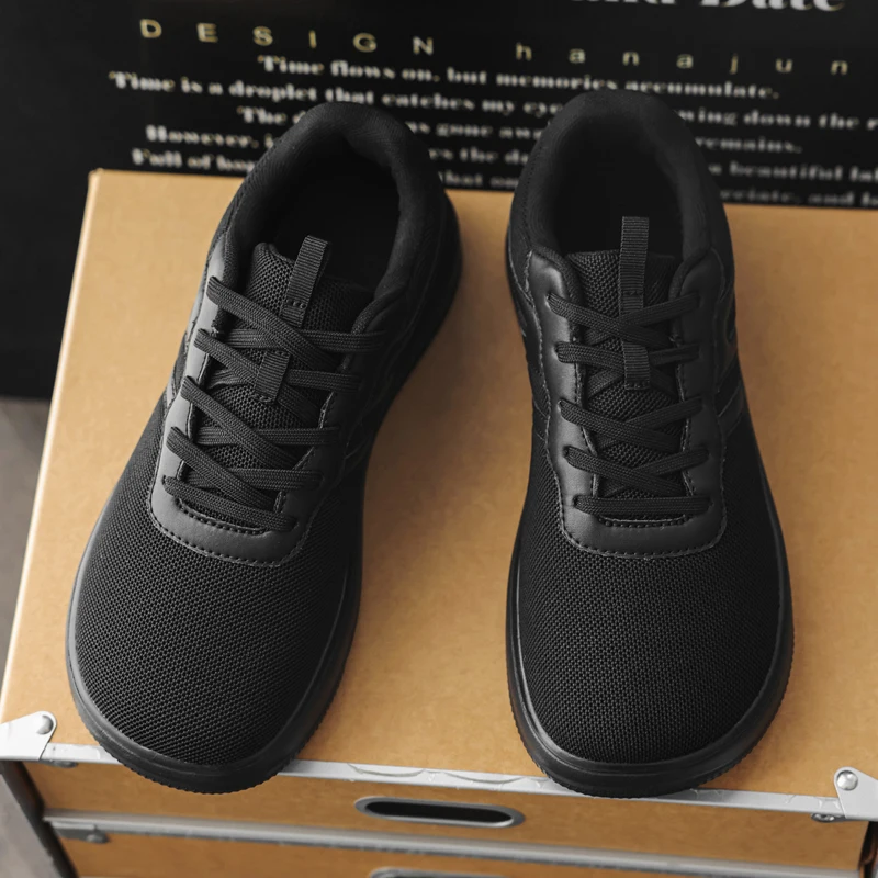 Men's with Zero Droplet Sole Wide Edition Fashion Sports Shoes Minimalist Barefoot Shoes Low Cut Walking Running Slow Running