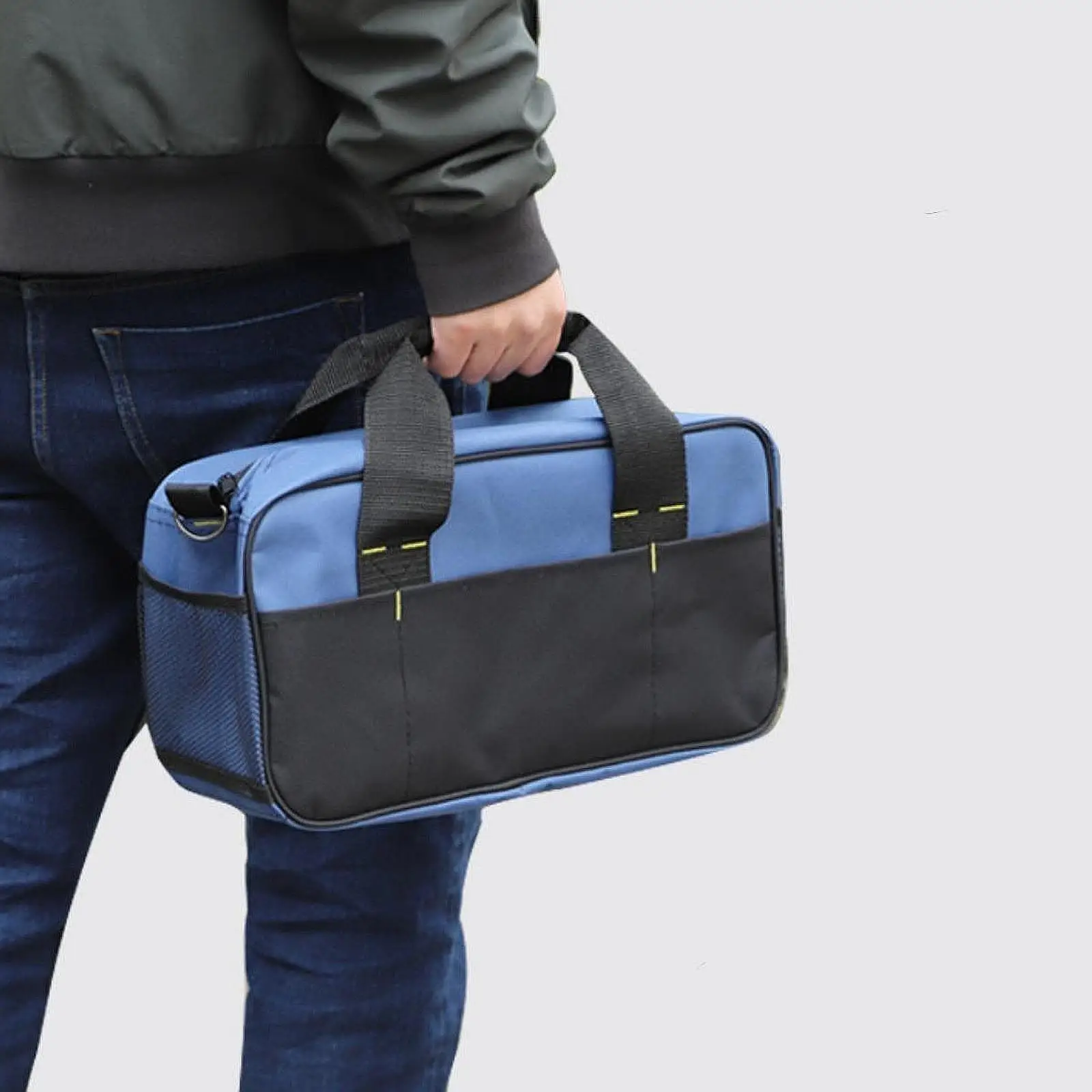 Tool Bag Handbag Water Resistant Wear Resistant Multipurpose Portable Oxford