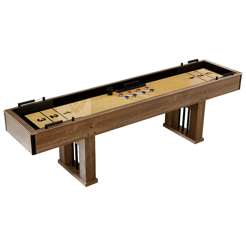 2026 Wholesale Cheap Home Game Indoor Wooden 9FT MDF Mini Shuffleboard Tablepromote sales