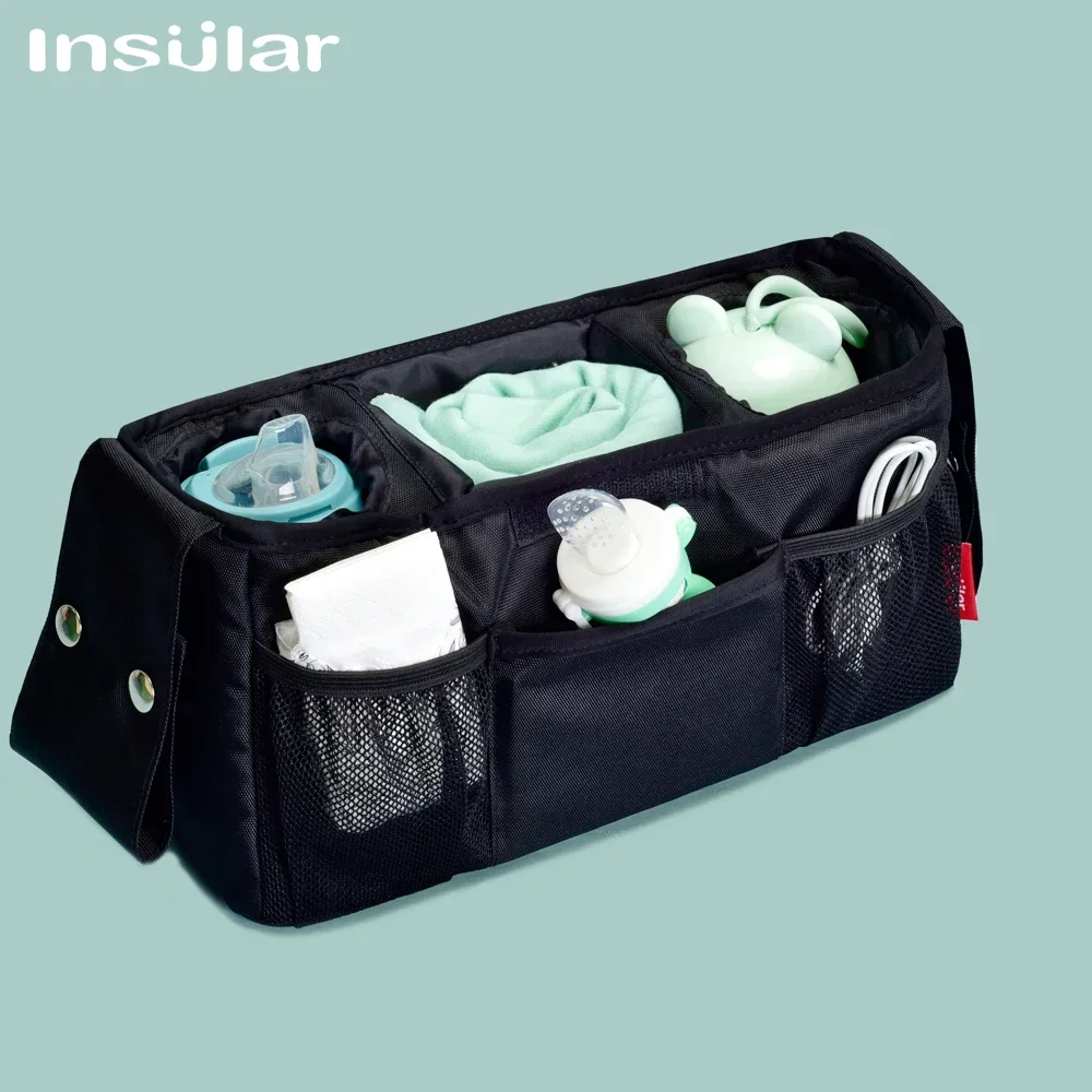 Baby Stroller Bag Mummy Organizer Bag Nappy Diaper Carriage Buggy Pram Cart Basket Hook Stroller Accessories Womens Bag