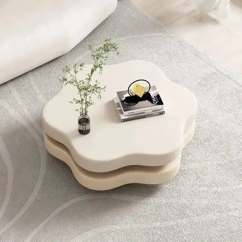 Nuevas mesas auxiliares simples francesas, mesas auxiliares giratorias plegables De diseño Para Sala De estar, Mesas De Centro modernas De lujo Para Sala, muebles