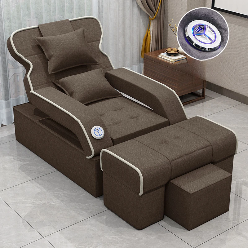 Cosmetic Electric Pedicure Chairs Spa Beauty Couch Manicure Pedicure Chairs Nail Luxury Sillon De Pedicura Salon Furniture CC50