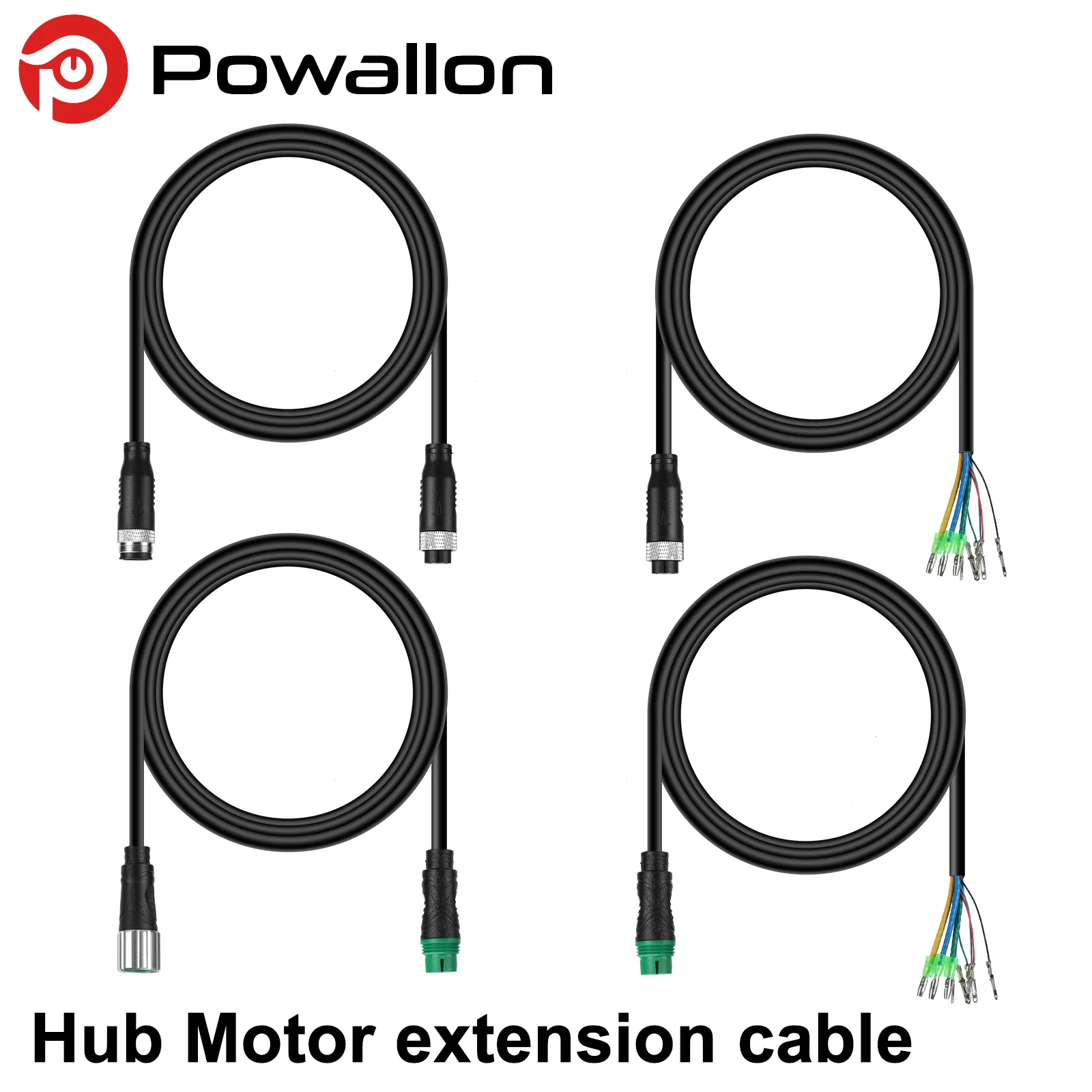 

G062 G060 Ebike Fat Hub Motor Cable for BAFANG Waterproof 10Pin 11Pin Extension Wire 60cm 90cm E-bike Parts