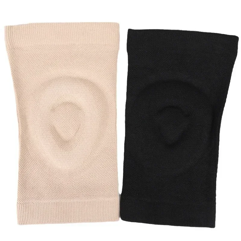 2PCS Druck Reduzierung Kneepads Fitness Dance Skating Sport Knie Pads Basketball Druck Radfahren Silikon Dünne Knie Pads