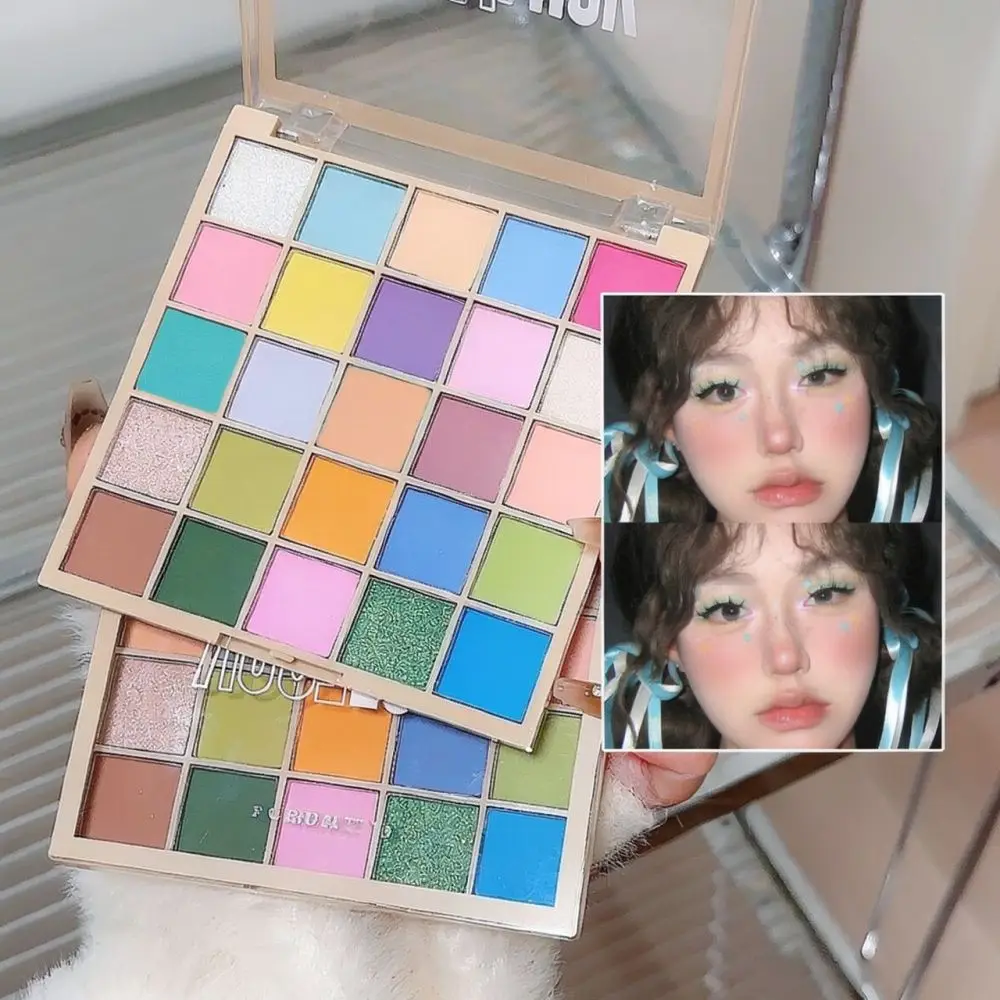 Macaron Theme 25 Color Eyeshadow Palette Highly Pigmented Matte Shimmer Makeup Palette For Party Cosplay Stage Appearance