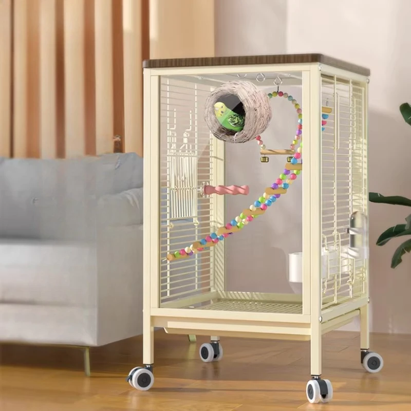 

Cockatiel Large Bird Cages Outdoor Canaries Houses Bird Cages Accessories Quail Indoor Metal Jaula Para Canarios Bird Supplies