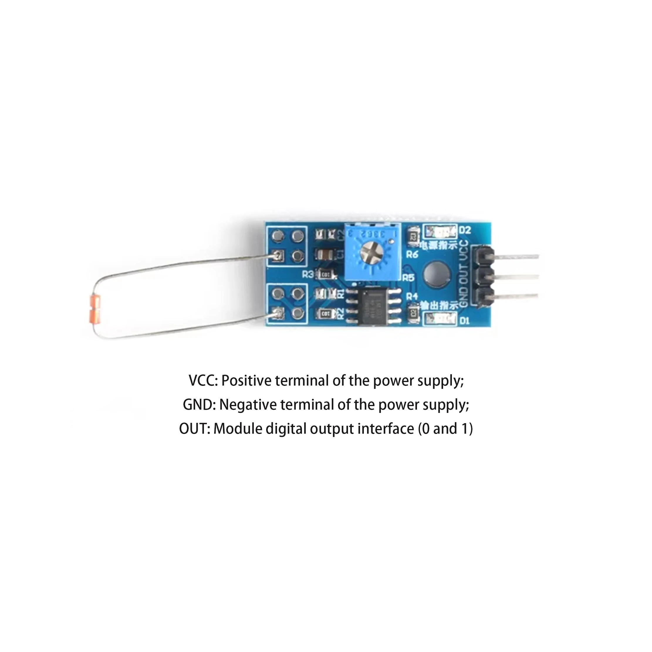 1p/rmal Sensor Module Temperature Switch Sensors Thermistor For Arduino Electronics DIY Kit LM393 3.3V/5V Smart Car Accessories