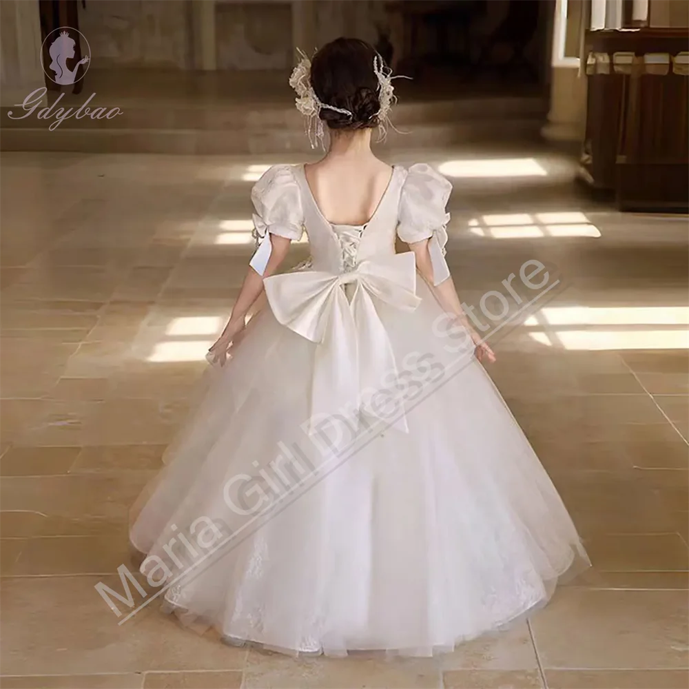 Elegancka Sukienka dla Druhny z Tiulu, Księżniczka, na Bal, dla Dzieci, na Wesele, Urodziny, Imprezę, Konkurs Piękności, z Możliwością Personalizacji