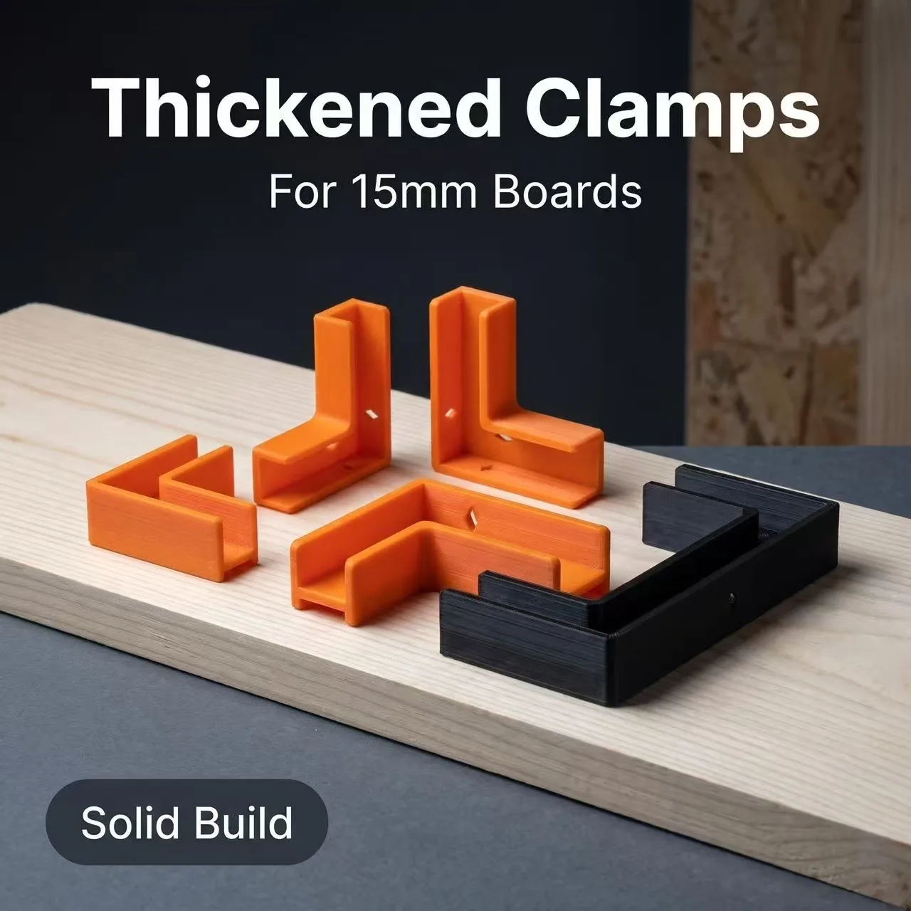 1. 2Pcs Thickened L & T Shape Board Buckle Bracket, Cabinet Shelf Support Clips for 15mm Wood Panels, Anti-Loose Furniture Fitti