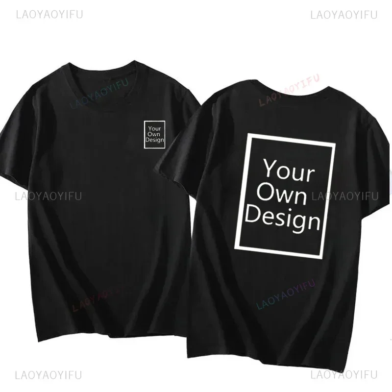 Custom 100%cotton Customized Printed Short-sleev T Shirt Men Women Tops Tees DIY Your Like Photo or Logo Cotton T-shirt