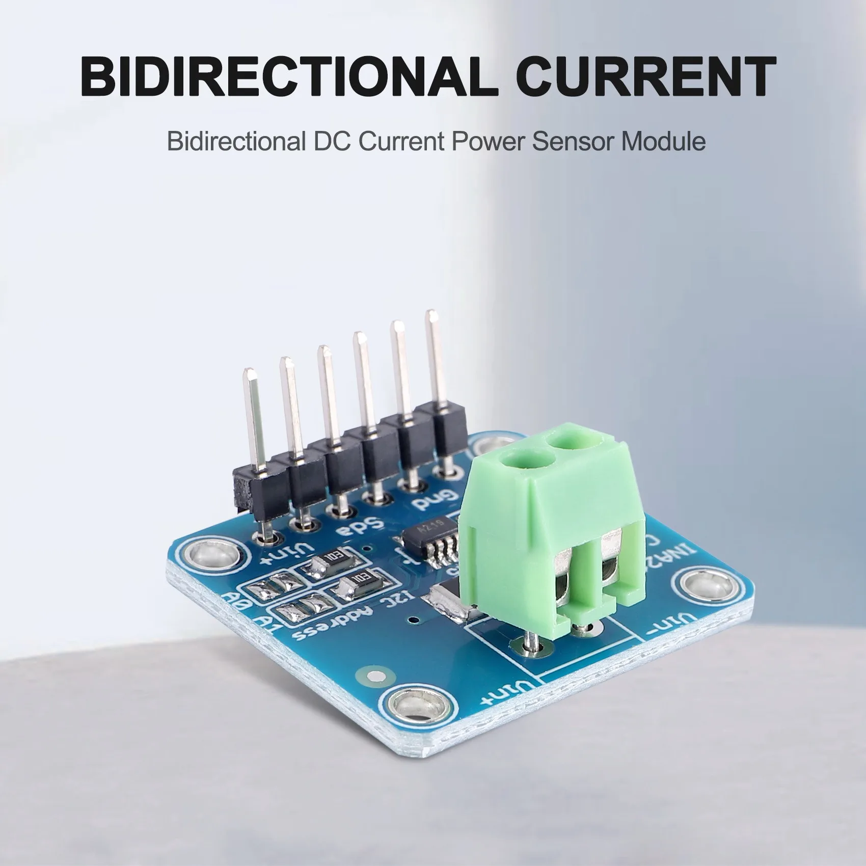 AY14 -6Pc MCU-219 INA219 I2C Bidirectionele DC Stroom Voeding Sensor Module Breakout 3-5V SOT23