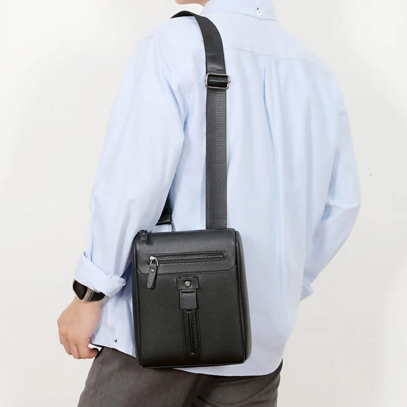 2025 جديد فاخر الرجال التمساح طباعة حقيبة كتف جلدية حقائب الذكور موضة حقيبة كروسبودي الصبي العلامة التجارية حقيبة ساع