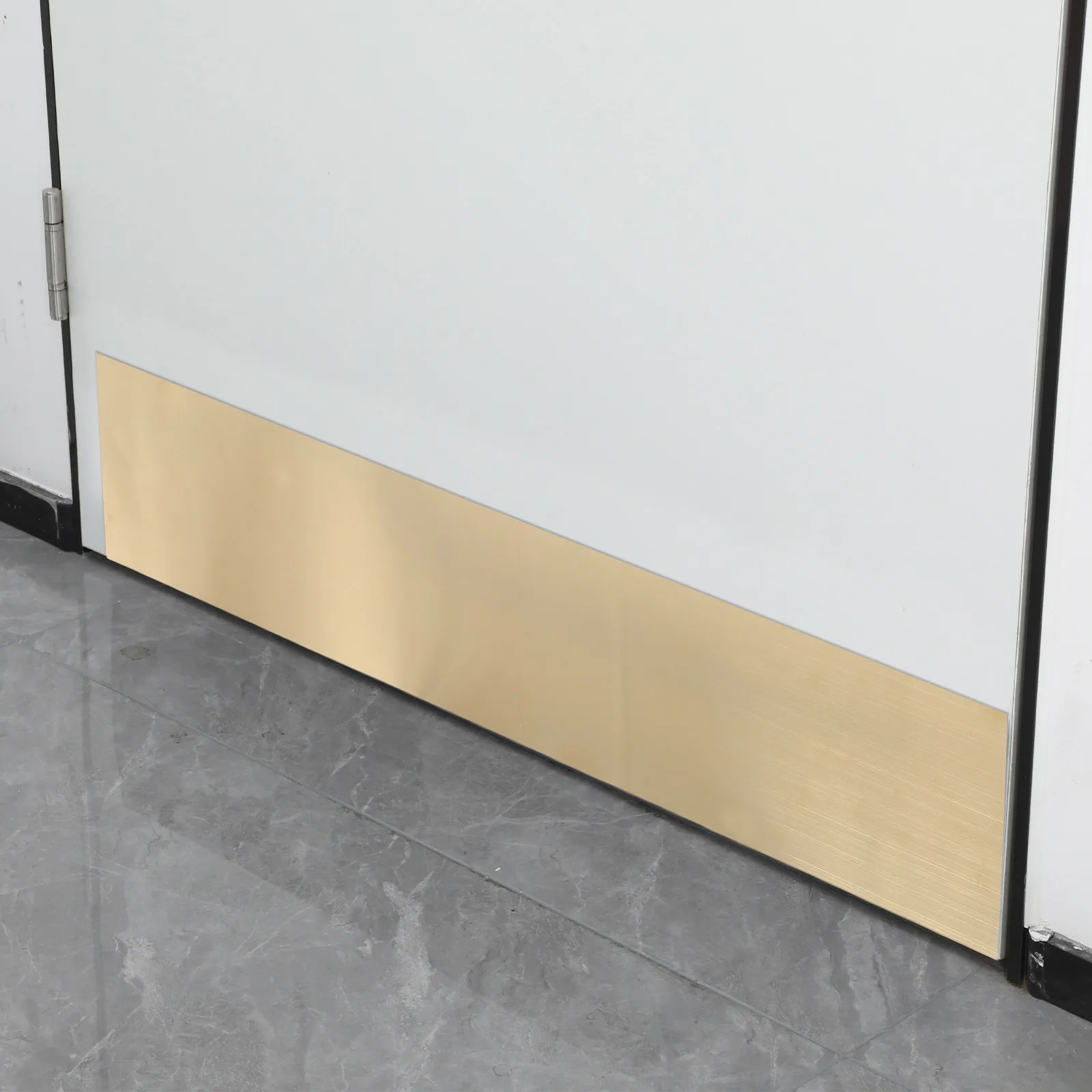 Self Adhesive Stainless Steel Skirting Board Trim for Walls Baseboard Edge Protection Modern Home Renovation DIY Decoration