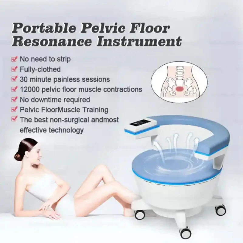 EMS Pelvic Floor Muscle Training Chair - Personal Muscle Stimulator for Urinary Incontinence Treatment Home Health Care Equipmen